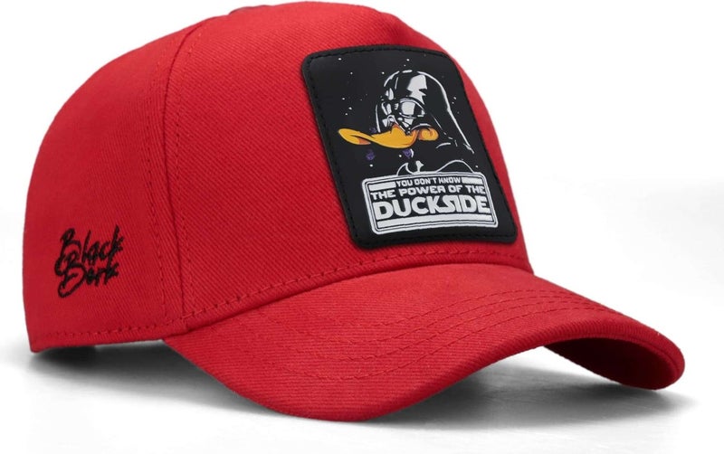 V1 Kids Baseball Duckside - Unisex Red Kids Hat (Cap) with 11 Code Logo