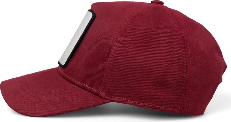 Blackbörk V1 Baseball Kids Squirrel - Claret Red Children's Hat (Cap) with 1 Code Logo