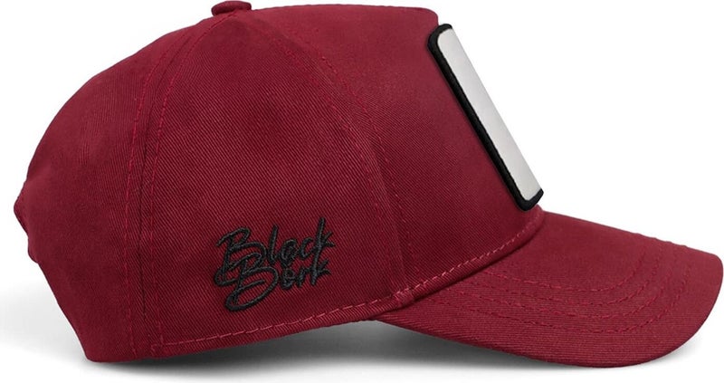 Blackbörk V1 Baseball Kids Squirrel - Claret Red Children's Hat (Cap) with 1 Code Logo