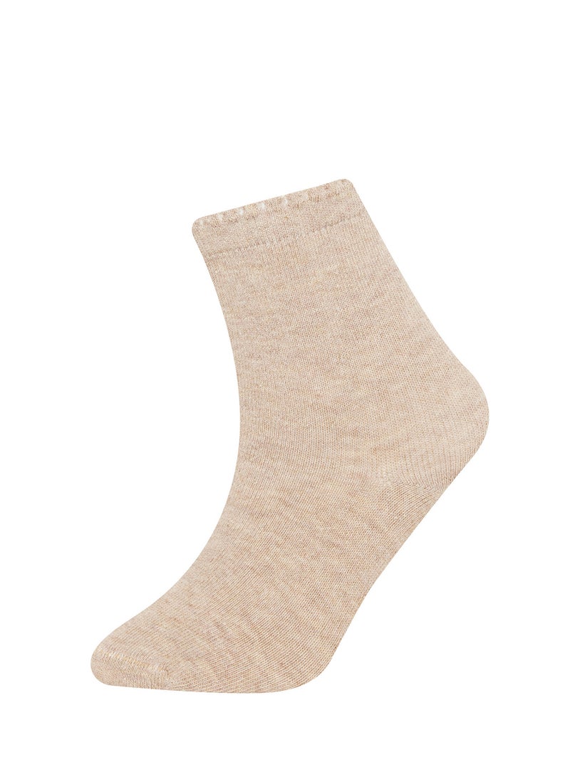 Seamless 5-Pack Cotton Long Socks