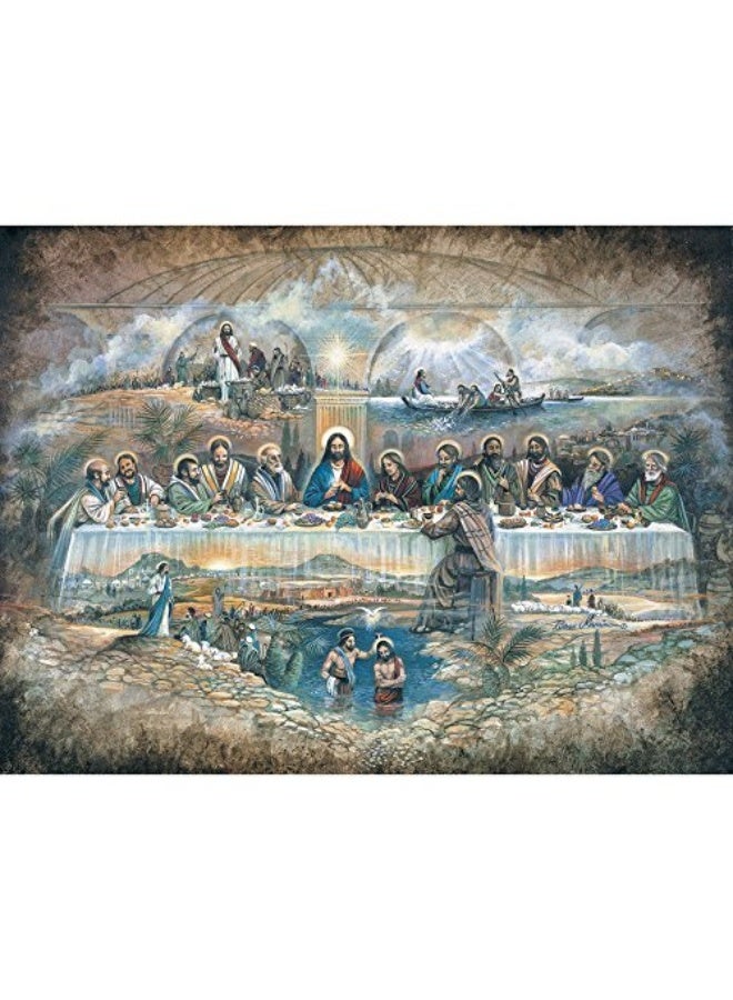 Bits and Pieces  500 Piece Jigsaw Puzzle for Adults  Last Supper  500 pc Religious Jigsaw by Artist Ruane Manning