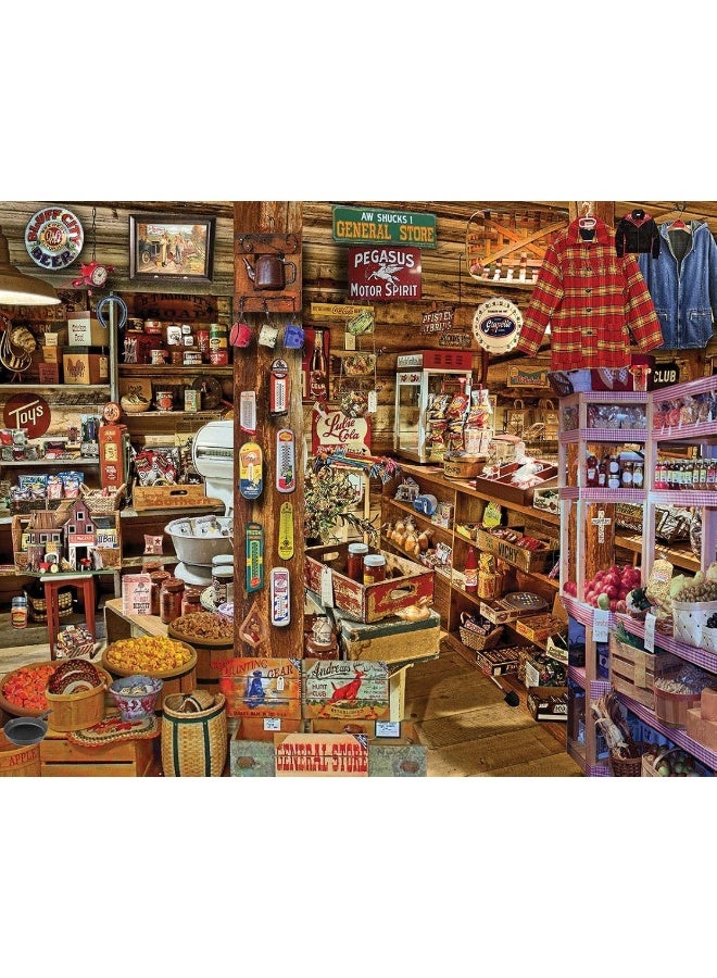 White Mountain Puzzles Country Store Seek  Find 1000 Piece Jigsaw Puzzle