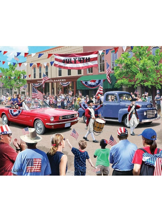 White Mountain 4th of July Parade  1000 Piece Jigsaw Puzzle