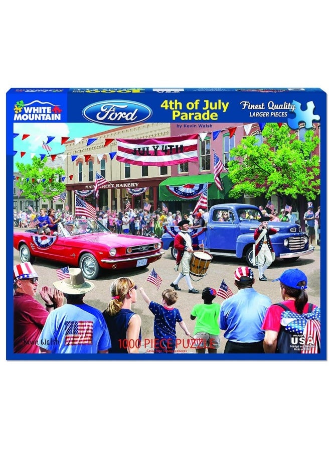 White Mountain 4th of July Parade  1000 Piece Jigsaw Puzzle