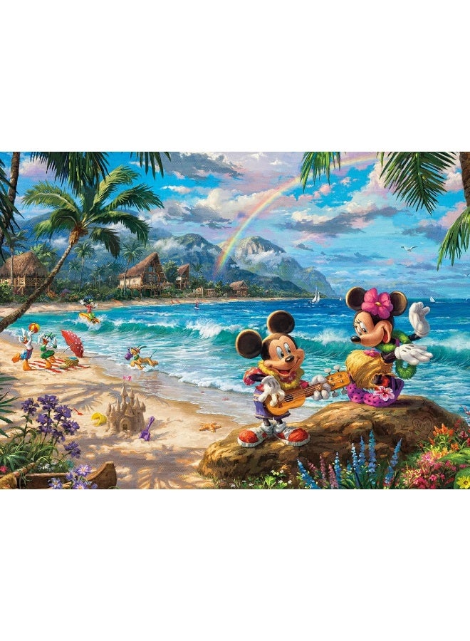 Ceaco - Thomas Kinkade - Disney - Mickey & Minnie in Hawaii - 1000 Piece Jigsaw Puzzle