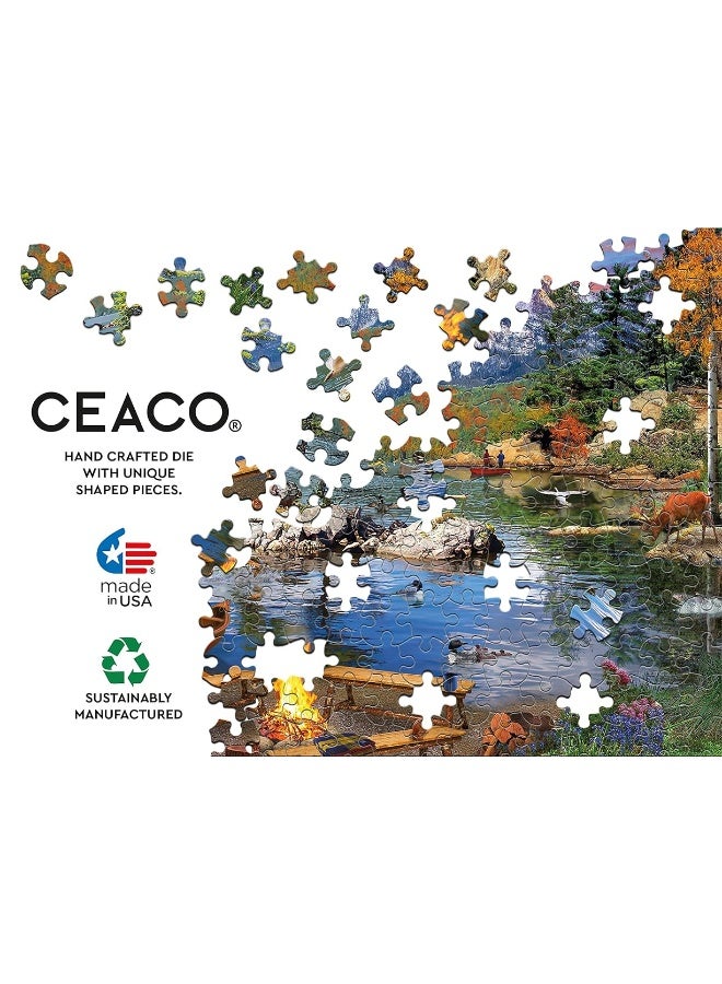 Ceaco - David Maclean - Fishing with My Son - 1000 Piece Jigsaw Puzzle