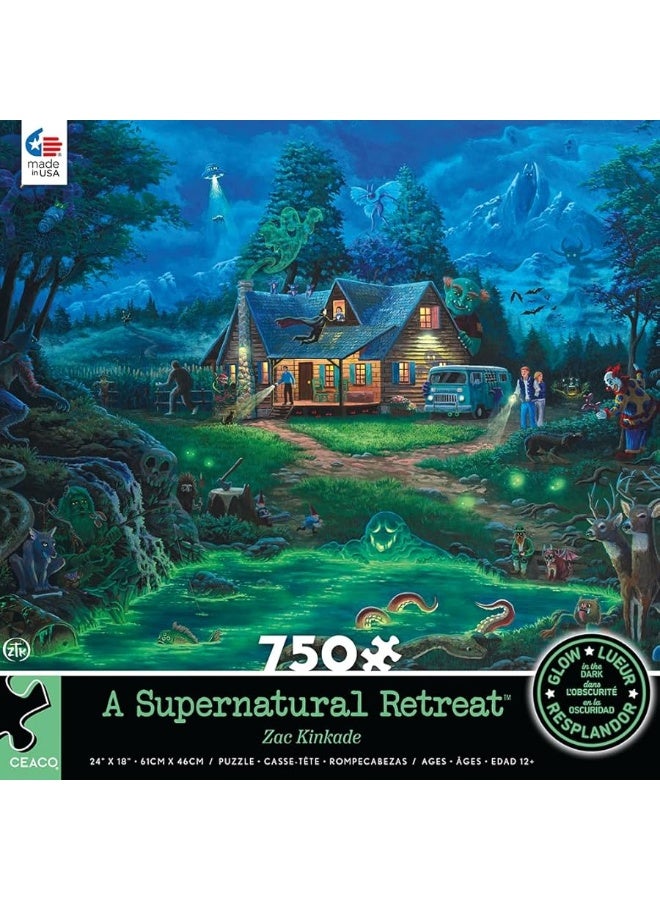 Ceaco - A Supernatural Retreat - Glow - 750 Piece Jigsaw Puzzle