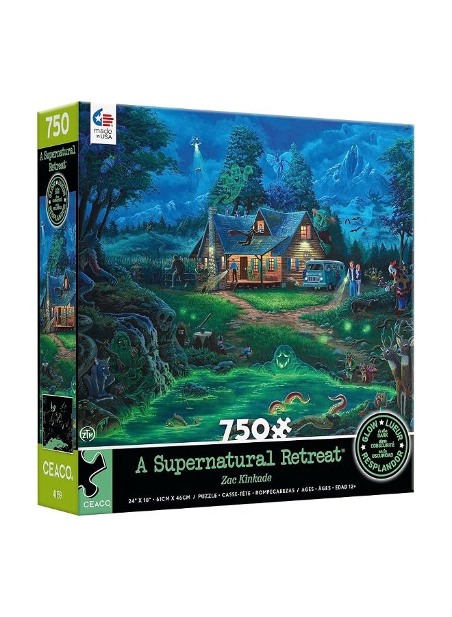 Ceaco - A Supernatural Retreat - Glow - 750 Piece Jigsaw Puzzle