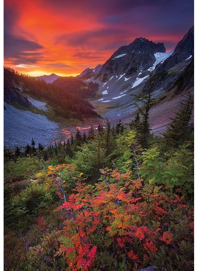 Buffalo Games  Gold  North Cascades  500 Piece Jigsaw Puzzle for Adults Challenging Puzzle Perfect for Game Nights  500 Piece Finished Size Is 2125 x 1500