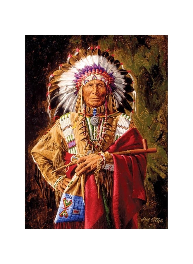 Bits and Pieces - 1000 Piece Jigsaw Puzzle for Adults - Chief of The Rosebud - 1000 pc Native American Jigsaw by Artist Paul Calle