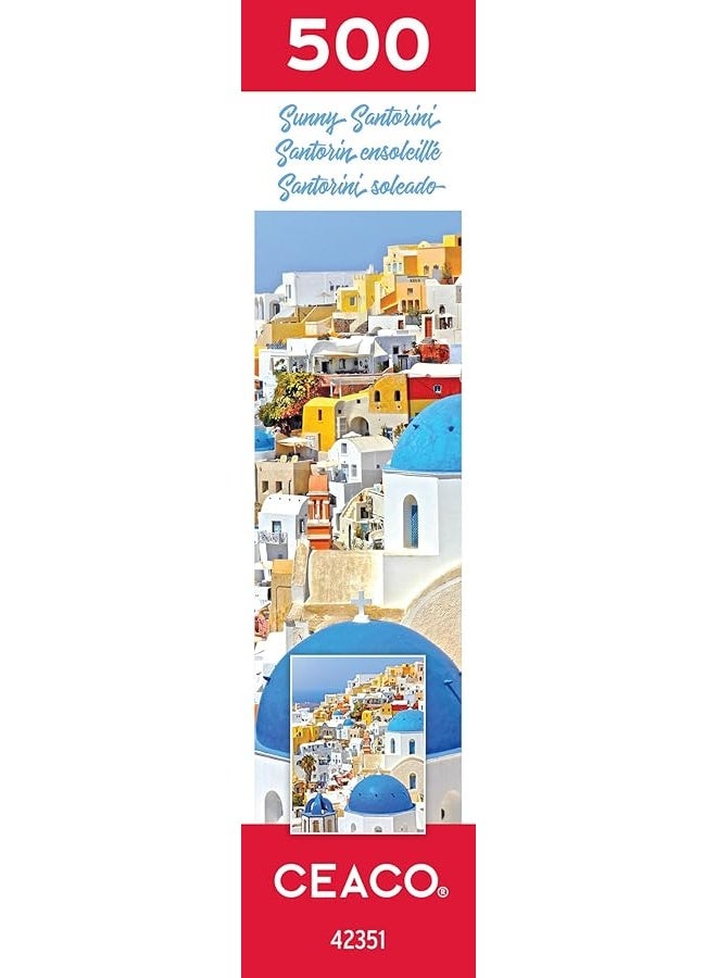 Ceaco - Sunny Santorini - 500 Piece Jigsaw Puzzle