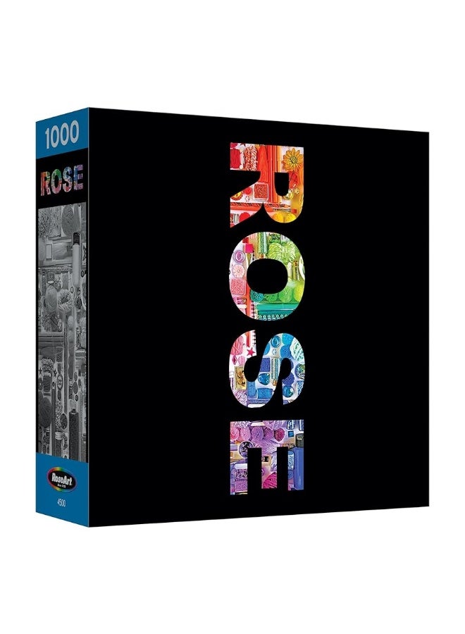 RoseArt  Rose  Insta Rainbow Crafters Stash  1000 Piece Jigsaw Puzzle for Adults