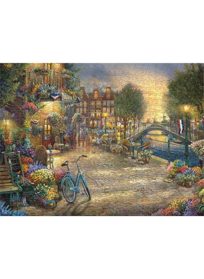 Ceaco - 8 in 1 Multipack - Thomas Kinkade - (2) Round 300 Piece, (4) 550 Piece, (1) 750 Piece (1) 1000 Piece Jigsaw Puzzles