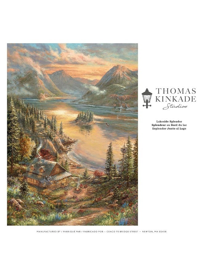 Ceaco - Thomas Kinkade - Lakeside Splendor - 1000 Piece Jigsaw Puzzle