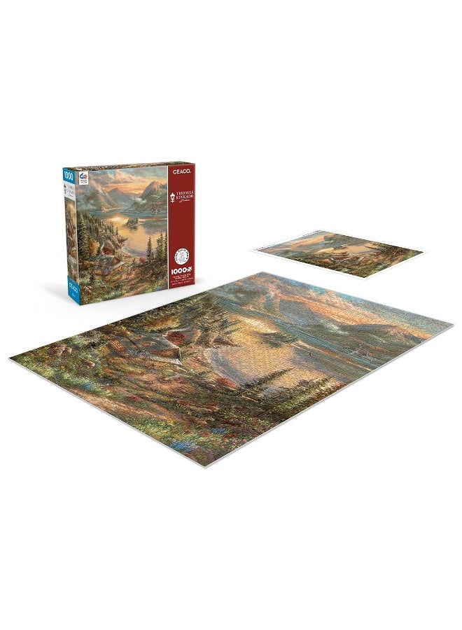 Ceaco - Thomas Kinkade - Lakeside Splendor - 1000 Piece Jigsaw Puzzle