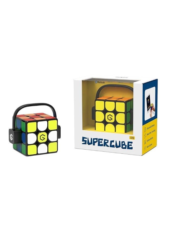 GiiKER Electronic Bluetooth Speed Cube i3s Realtime Connected STEM Smart Cube 3x3 for All Ages Companion App Support Online Battle with Cubers Across The Globe with Exclusive Charger