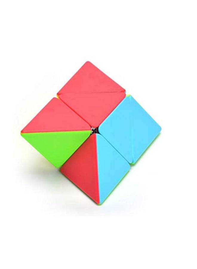 CuberSpeed Pyramorphix stickerless Speed Cube Pyraminx 2x2 Cube Puzzle