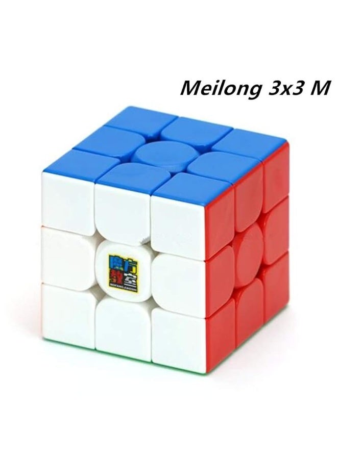 CuberSpeed Moyu Meilong 3x3 M Magnetic stickerless Speed Cube MFJS MEILONG 3x3x3 M Cubing Classroom Meilong 3x3 M Speed Cube