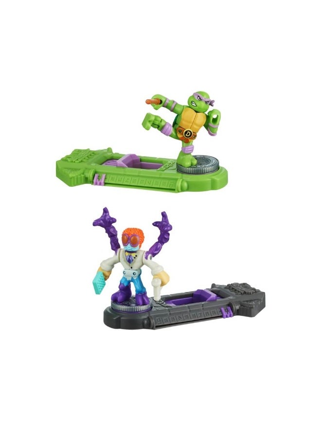 Teenage Mutant Ninja Turtles Donatello Vs Baxter Stockman S1 Mini Figure Set (2 Pack)