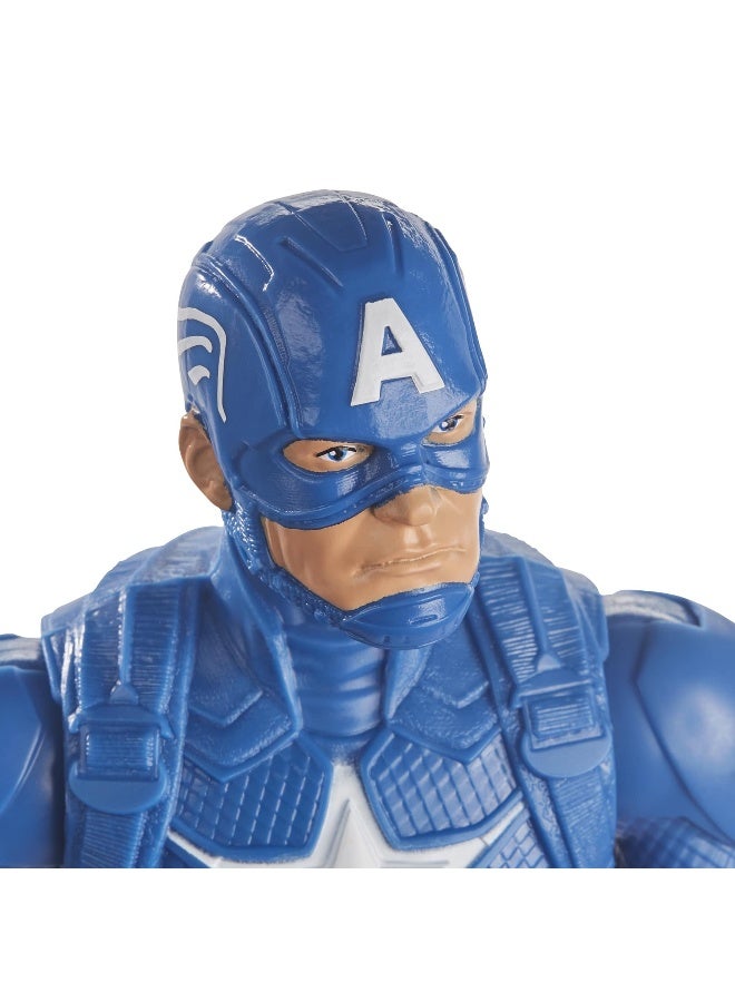 Avengers Titan Hero Blast Gear Captain America Figure (30 Cm)