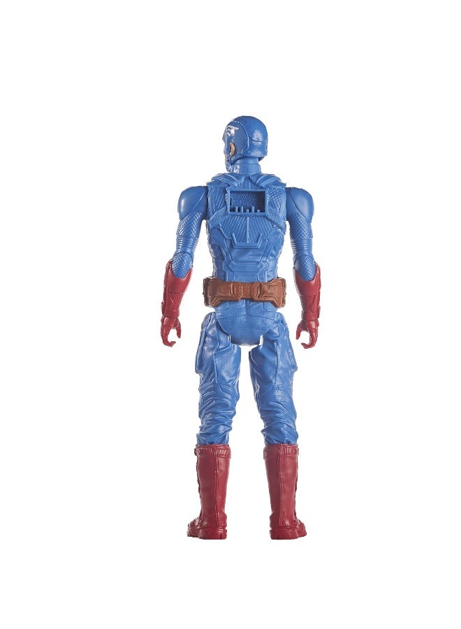 Avengers Titan Hero Blast Gear Captain America Figure (30 Cm)