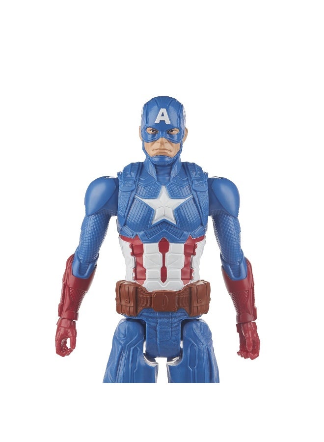 Avengers Titan Hero Blast Gear Captain America Figure (30 Cm)