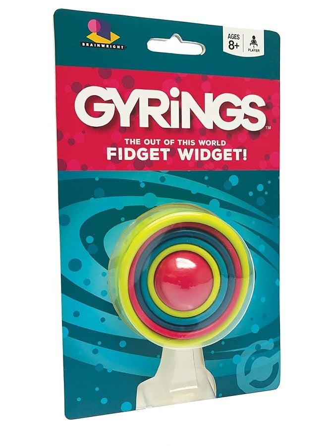 Brainwright Gyrings  The Out of This World Fidget Widget Multicolored 5