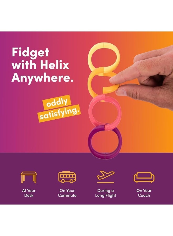 Speks Helix Fidget Toy for Adults and Desk Toy for Office - Plasma