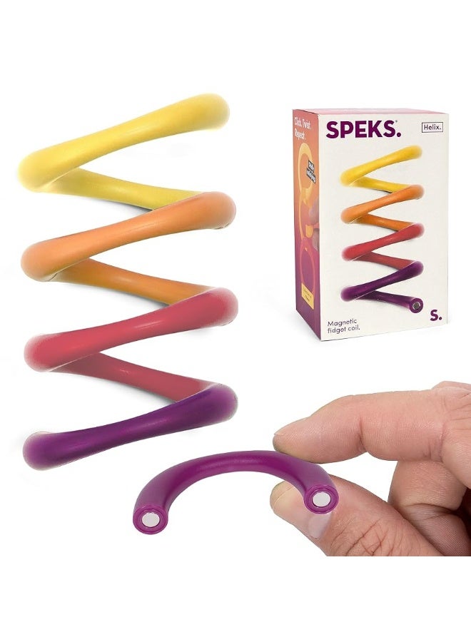 Speks Helix Fidget Toy for Adults and Desk Toy for Office - Plasma