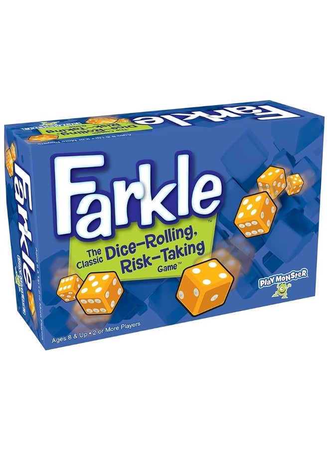 Farkle - Dice Board Game For Family Game Night Fun - Classic Dice-Rolling, Risk-Taking Game, Play With Families, Adults, and Kids Ages 8 and up