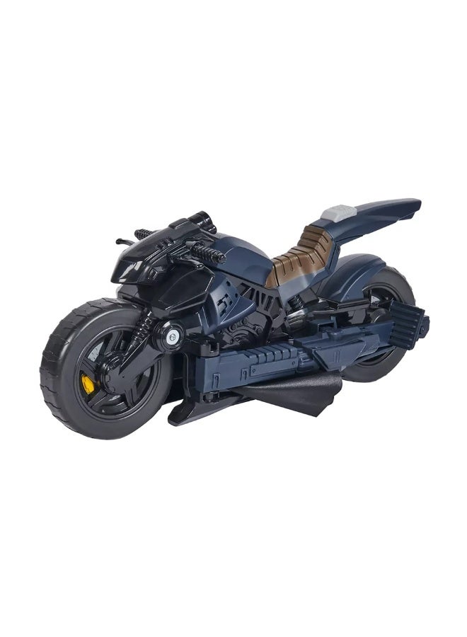 Batman Adventures Transformable Batcycle Toy (40 Cm)