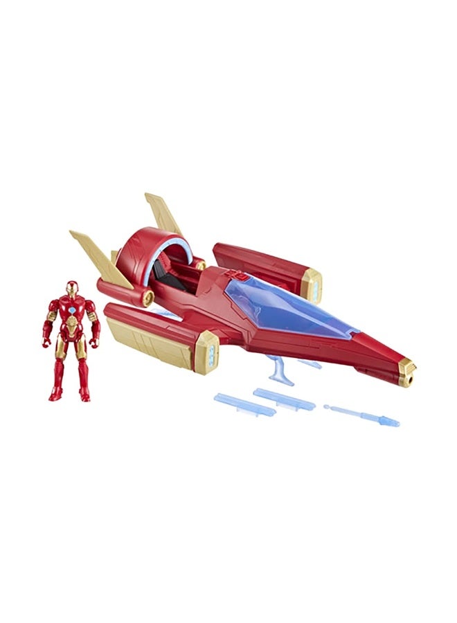 Epic Hero Series Iron Man Repulsor Blast Battle Jet (10 Cm)