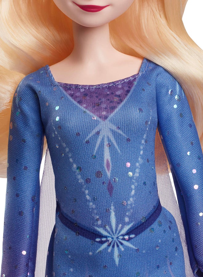 Frozen Elsa Fashion Doll & Accessories, Ice-Skating Look with Removeable Dress & Skates Plus 1 Pair of Shoes, Inspired by Frozen: Winter Festival