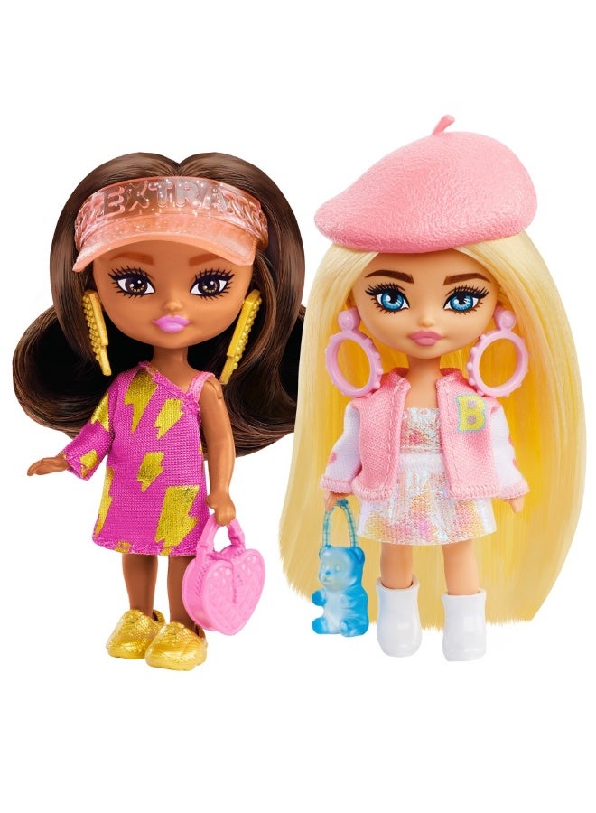 Extra Mini Minis Doll With Blond Hair (8 Cm)