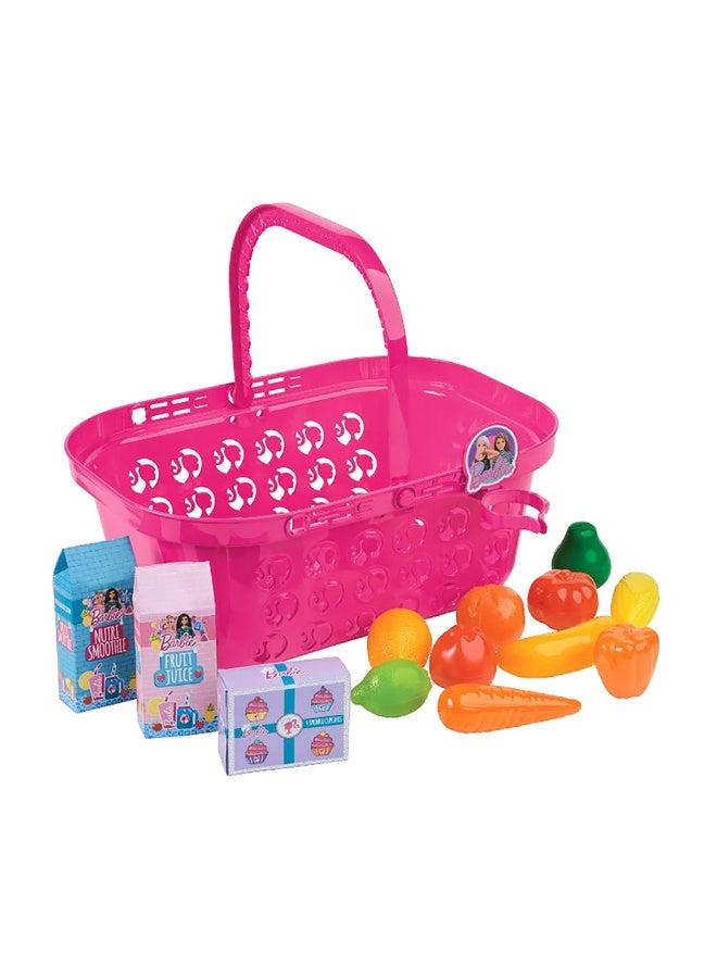 Shop & Go Shopping Basket Playset (10 Pieces)