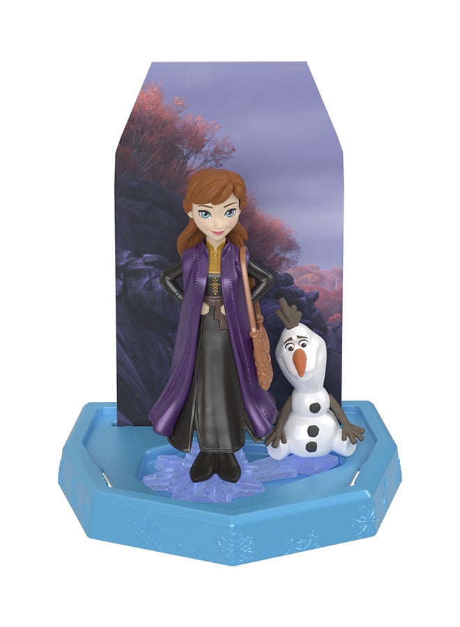 Frozen Small Doll Set, Ice Reveal with 1 Doll, Squishy Ice Gel and 6 Surprises Including Friend Figure & Play Pieces (Dolls May Vary)