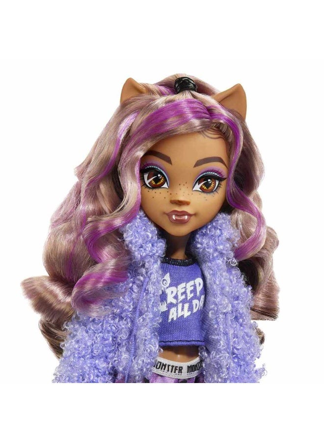 Monster High Creepover Party Clawdeen Wolf Doll With Accessories