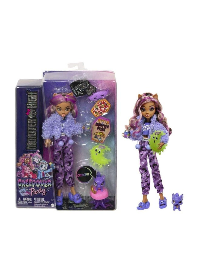 Monster High Creepover Party Clawdeen Wolf Doll With Accessories