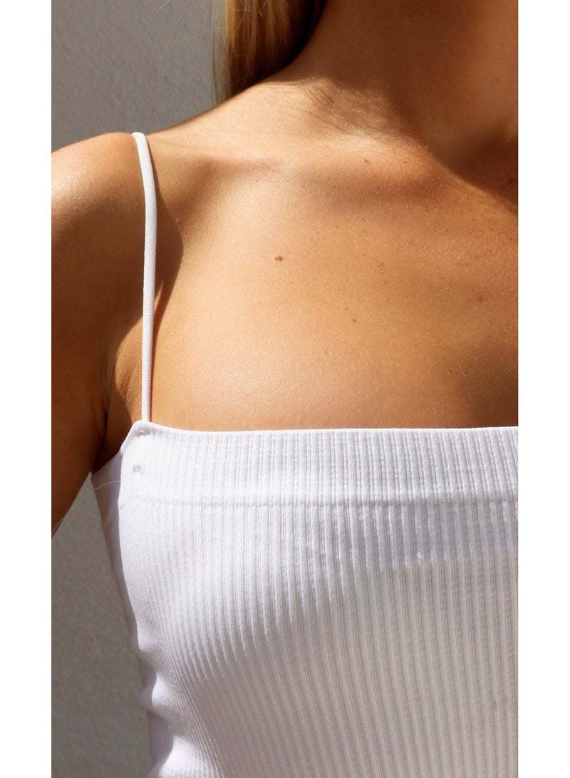 Katrina Crop Top - White