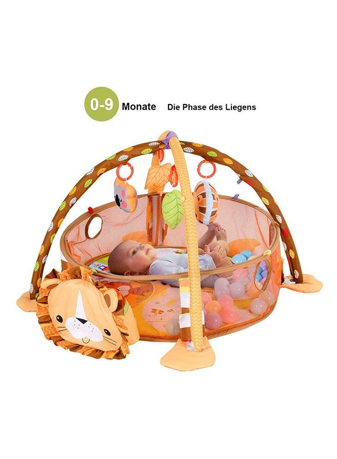 Portable Foldable Unique Design Activity Gym And Ball Pit Play Mat For Toddler 61x50x10cm