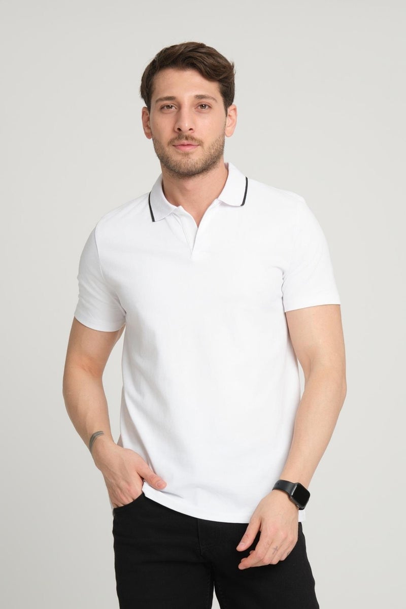 Polo Neck T-SHIRT(E22-70500)