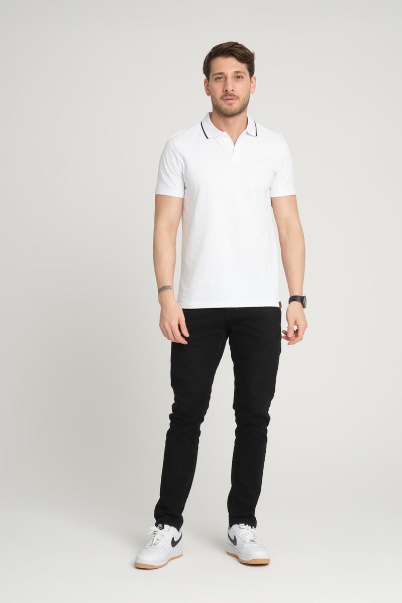 Polo Neck T-SHIRT(E22-70500)