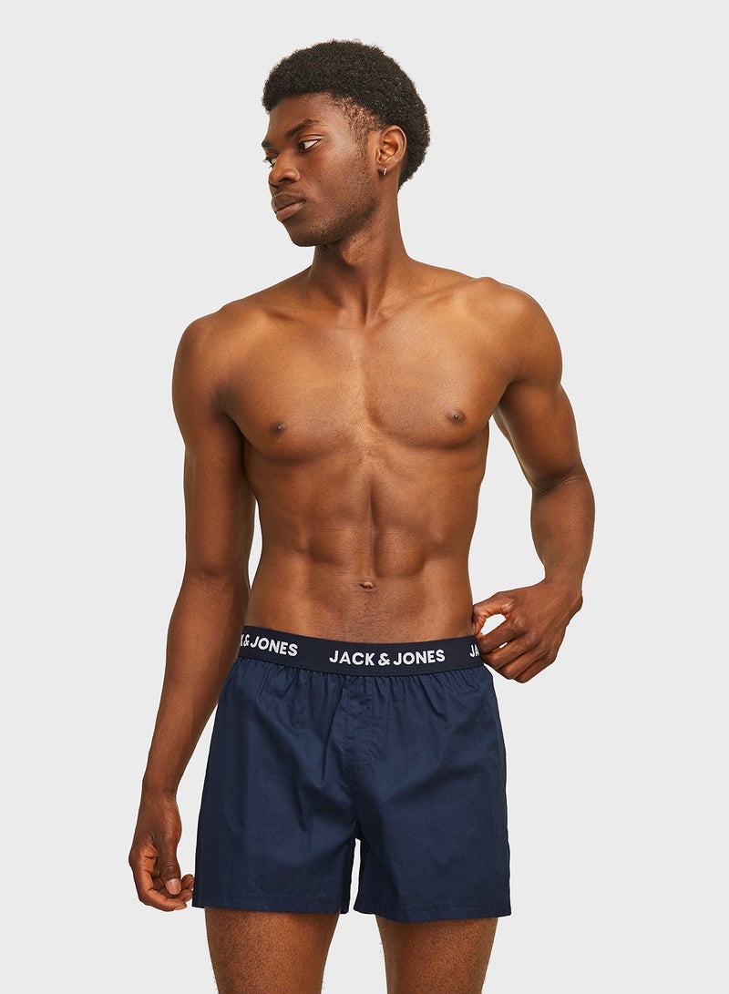 Jacjackson 3 Pack Logo Band Trunks