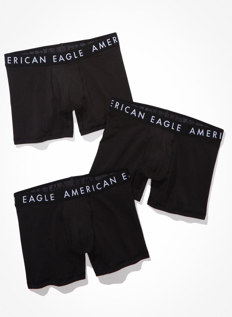 3 Pack Classic Logo Band Boxers