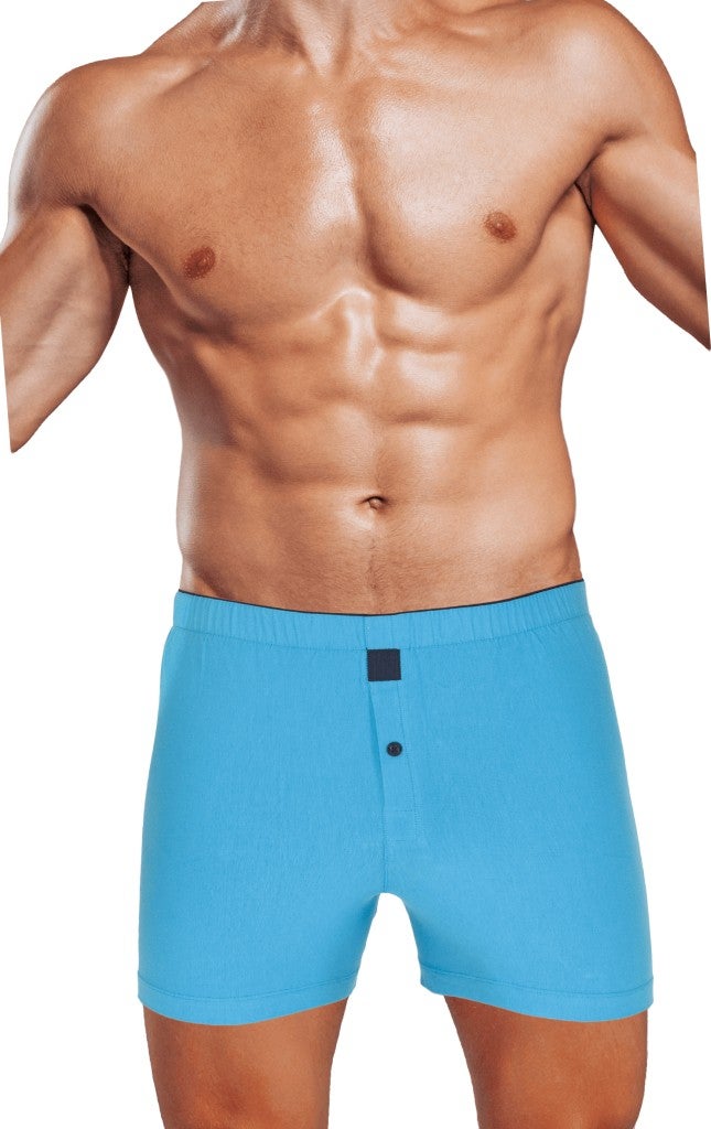 Turquoise Color Jersey Combed/Knitted Boxer