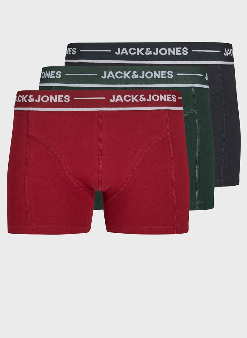 3 Pack Logo Band Trunks