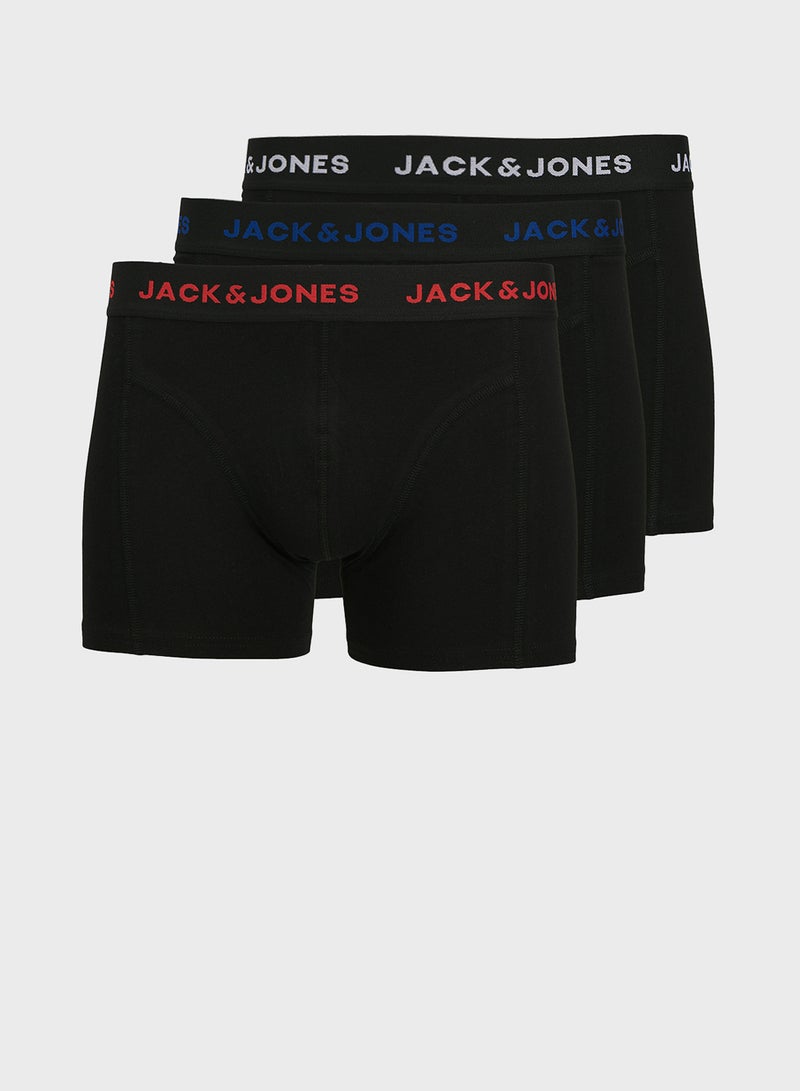 3 Pack Logo Band Trunks