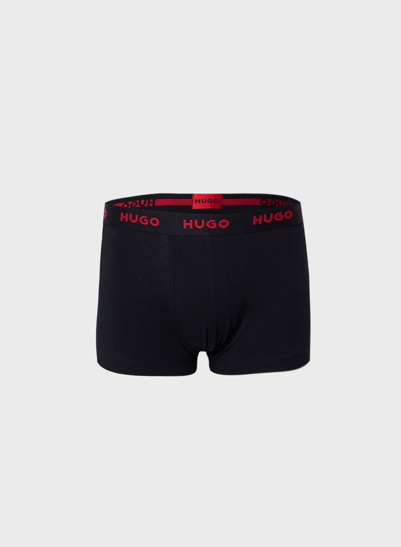 3 Pack Logo Band Trunks