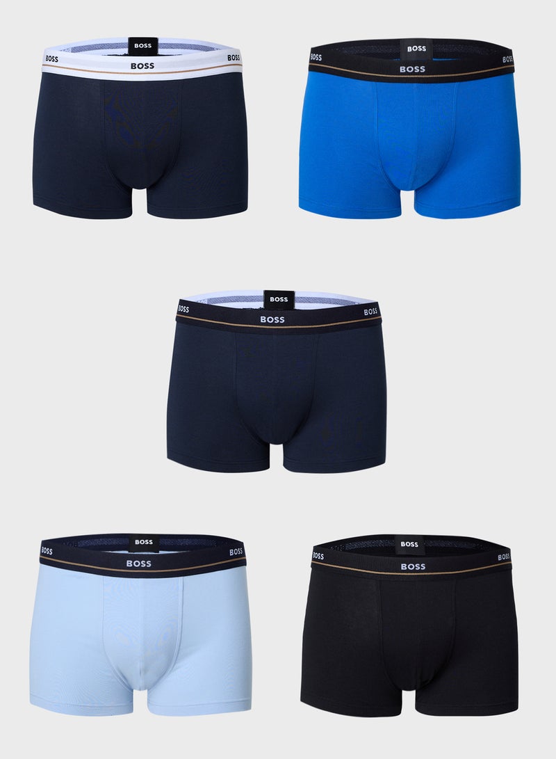 5 Pack Logo Band Trunks