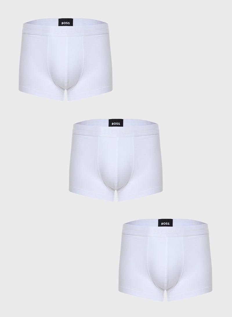 3 Pack Logo Band Trunks